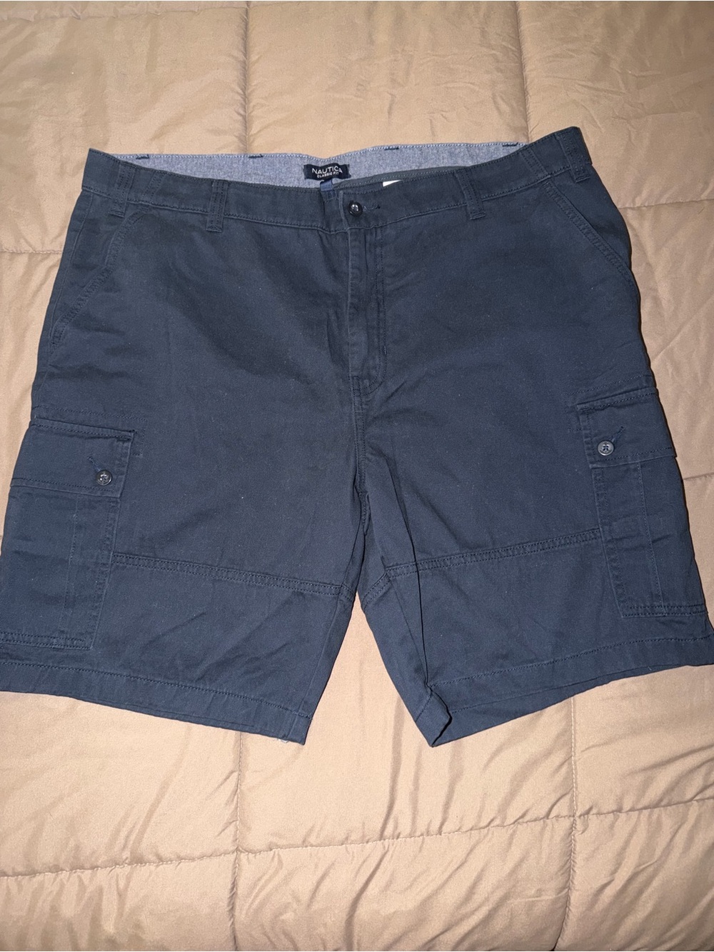 Nautica Men's Dark Navy Cargo Shorts
